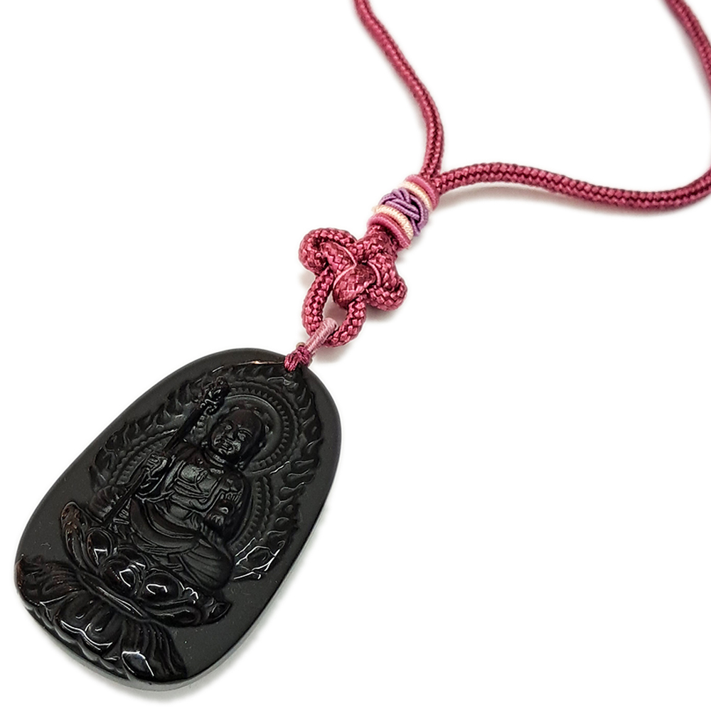 地藏菩薩{黑曜石}項鍊【十方】153566