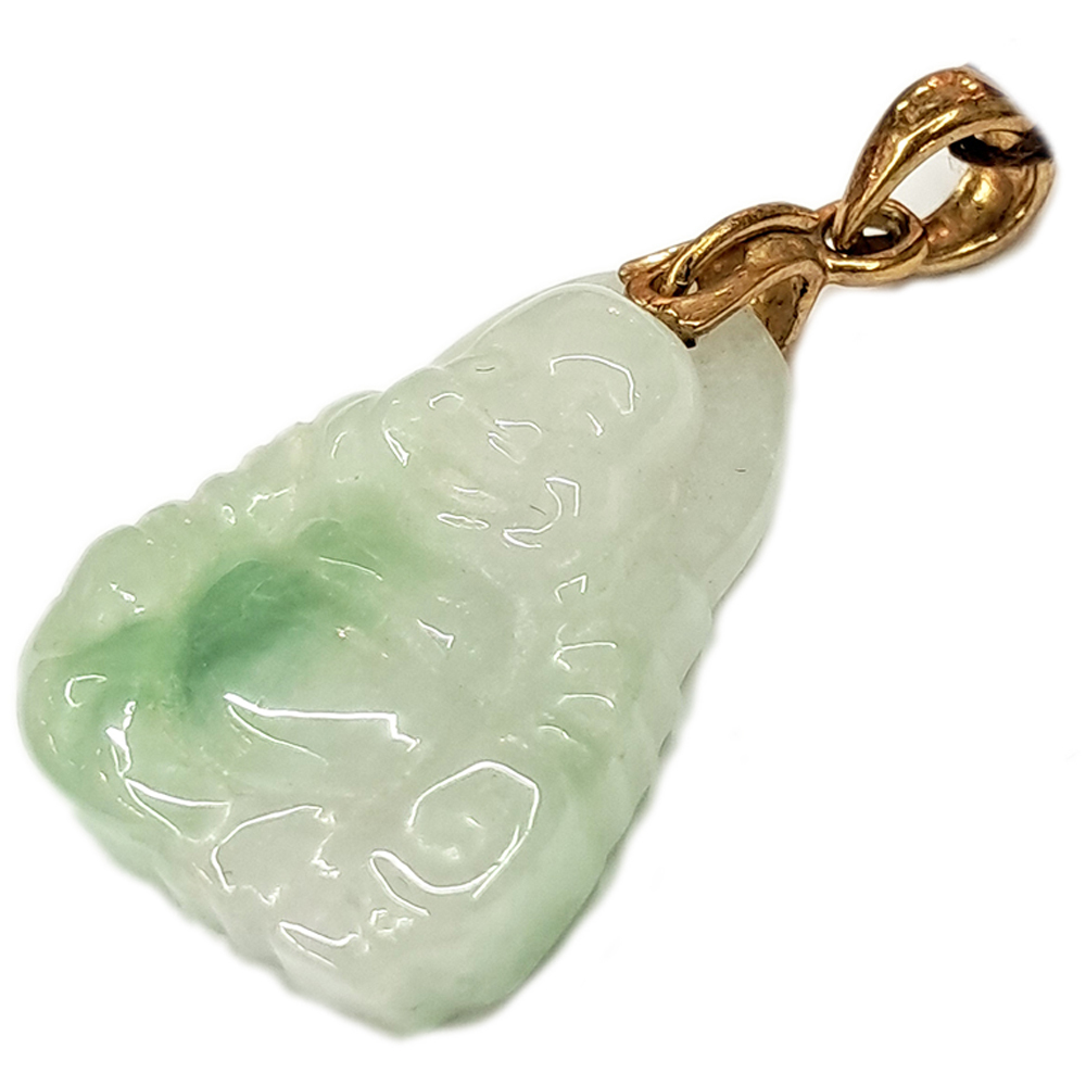 彌勒佛{緬甸玉}墜飾【十方】130266