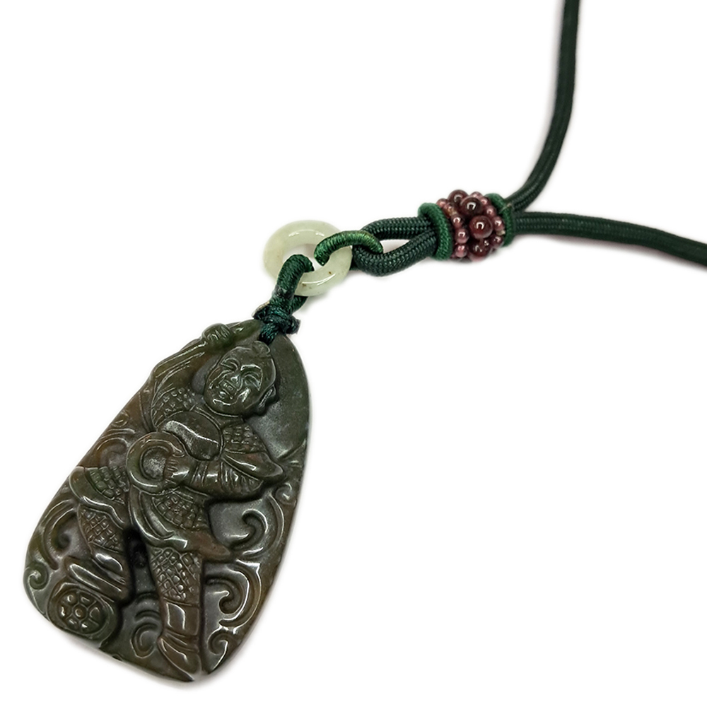 三太子{七彩玉/印度瑪瑙}中國結項鍊【十方】139257