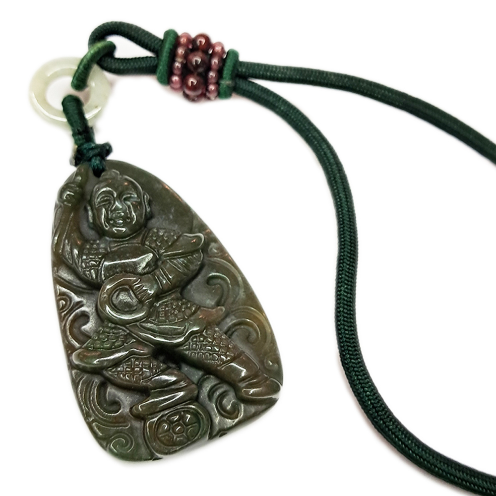 三太子{七彩玉/印度瑪瑙}中國結項鍊【十方】139257