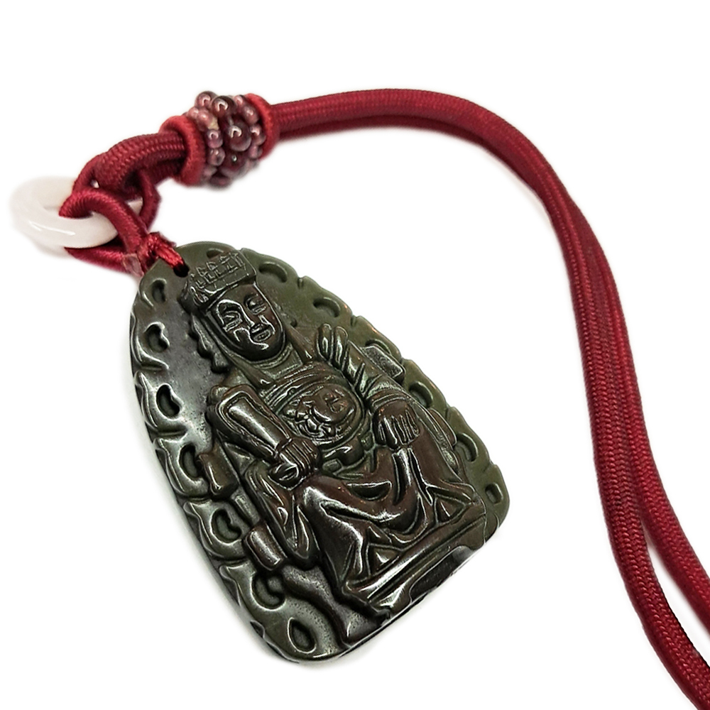 媽祖 天上聖母 黑曜石項鍊【十方】143536