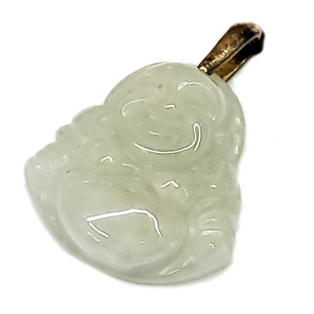 彌勒佛 精巧小玉佩1.9公分【十方】148853