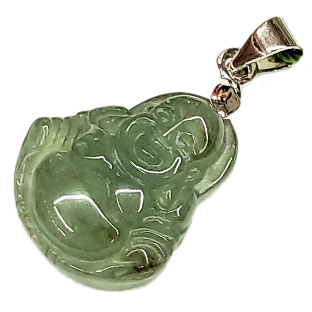 彌勒佛 精巧小玉佩1.8公分【十方】148854