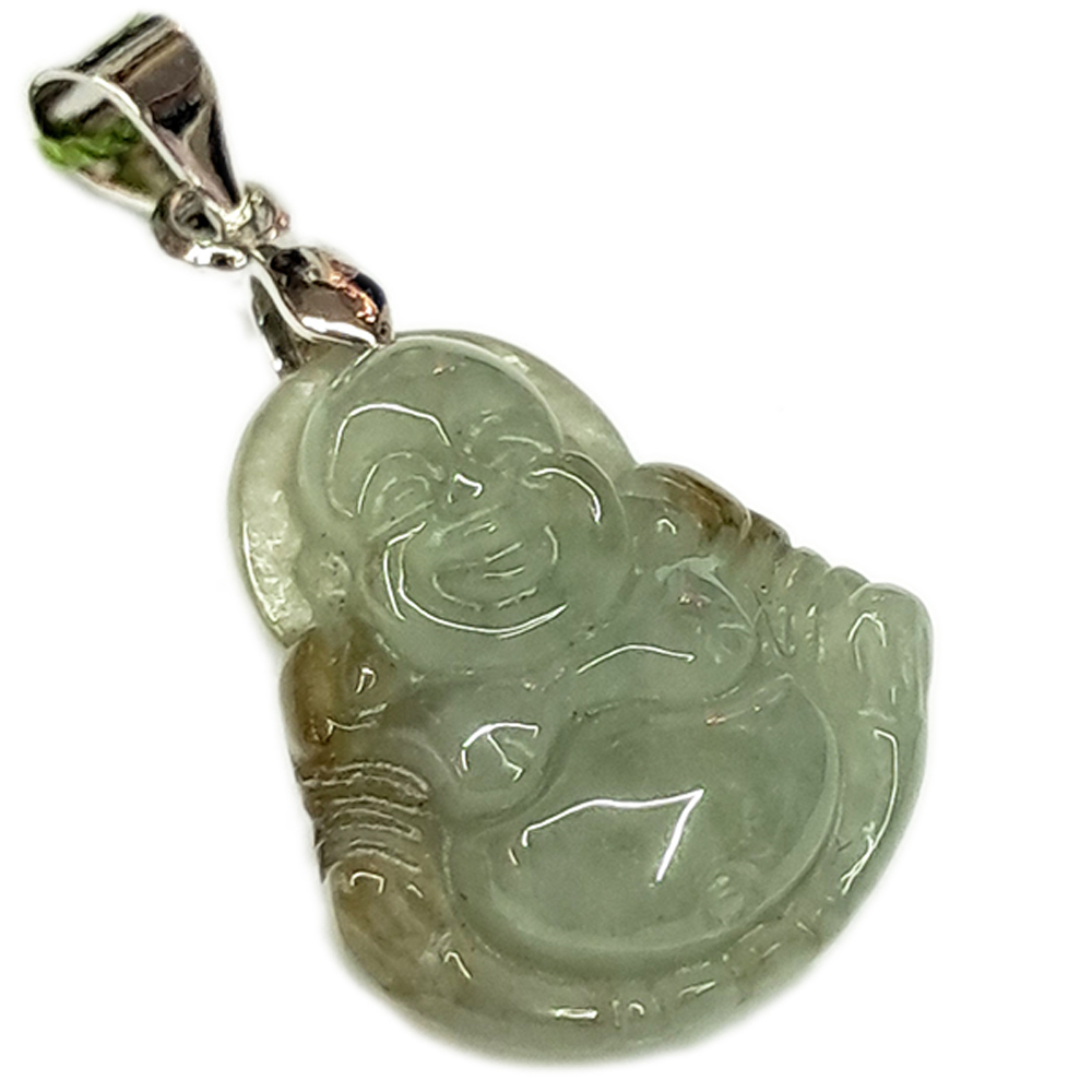 彌勒佛 精巧小玉佩1.9公分【十方】148855