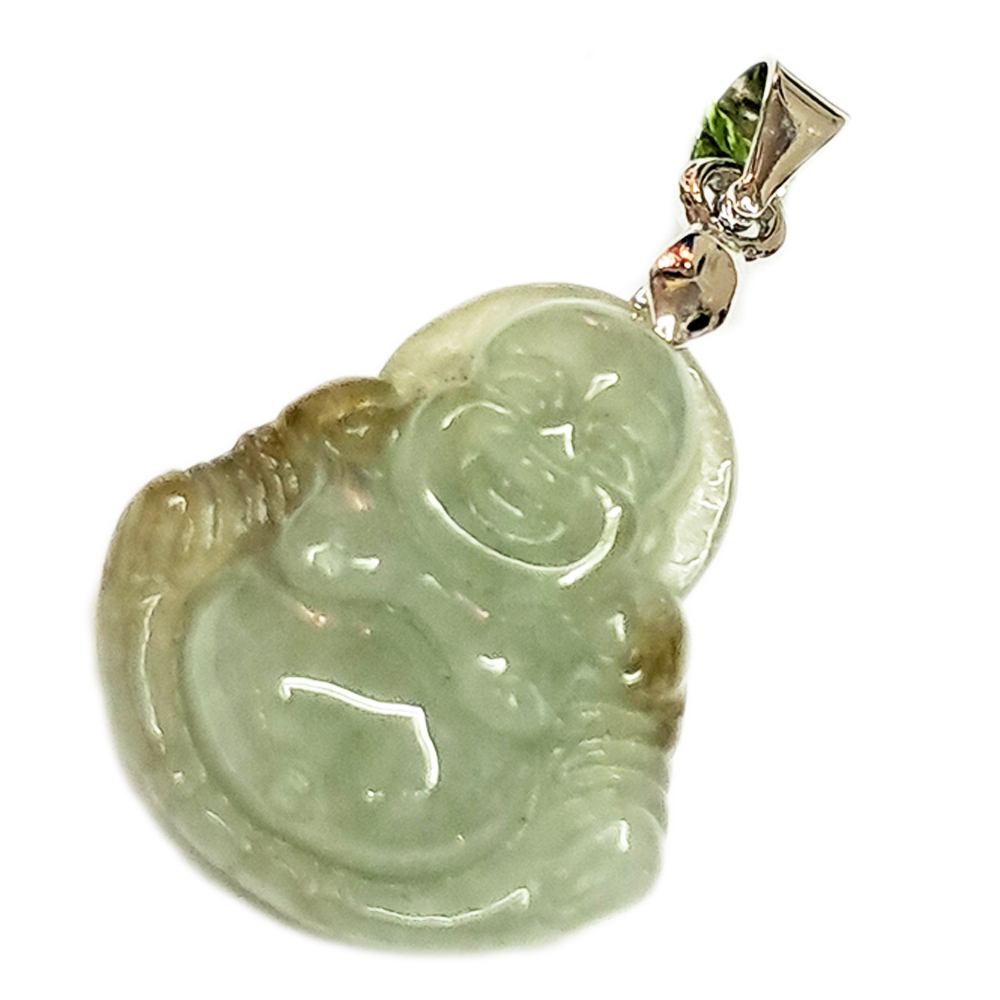 彌勒佛 精巧小玉佩1.9公分【十方】148855