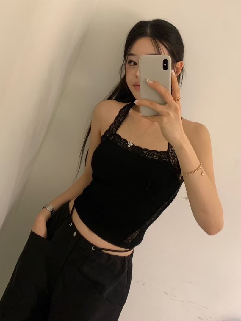 美背蕾絲設計bra內搭背心