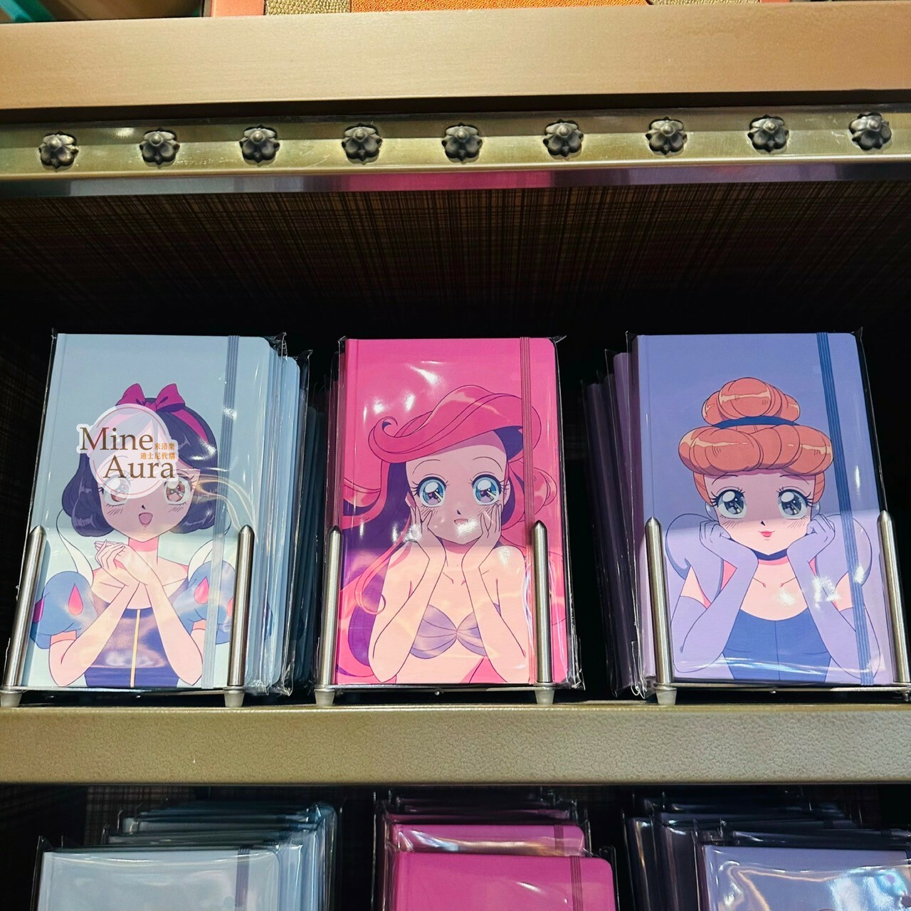 公主系列 Princess Line 漫畫風 圖案 筆記本 記事本 -上海迪士尼樂園