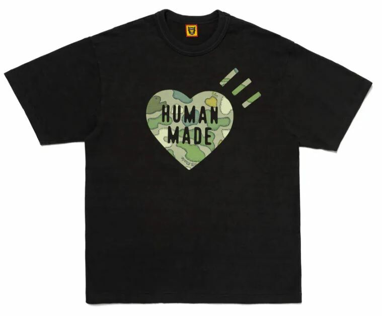 HumanMade x KAWS 2025-08 迷彩愛心 (2色)