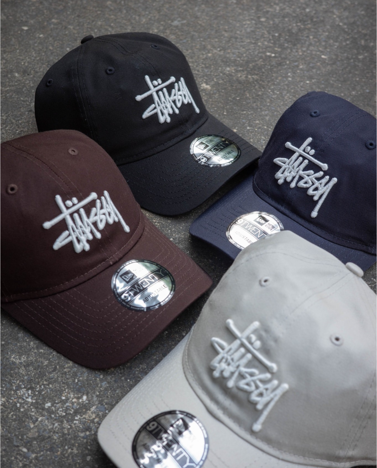 Stussy x New Era 9twenty Basic Strapback 棒球帽 老帽 彎帽 1311107
