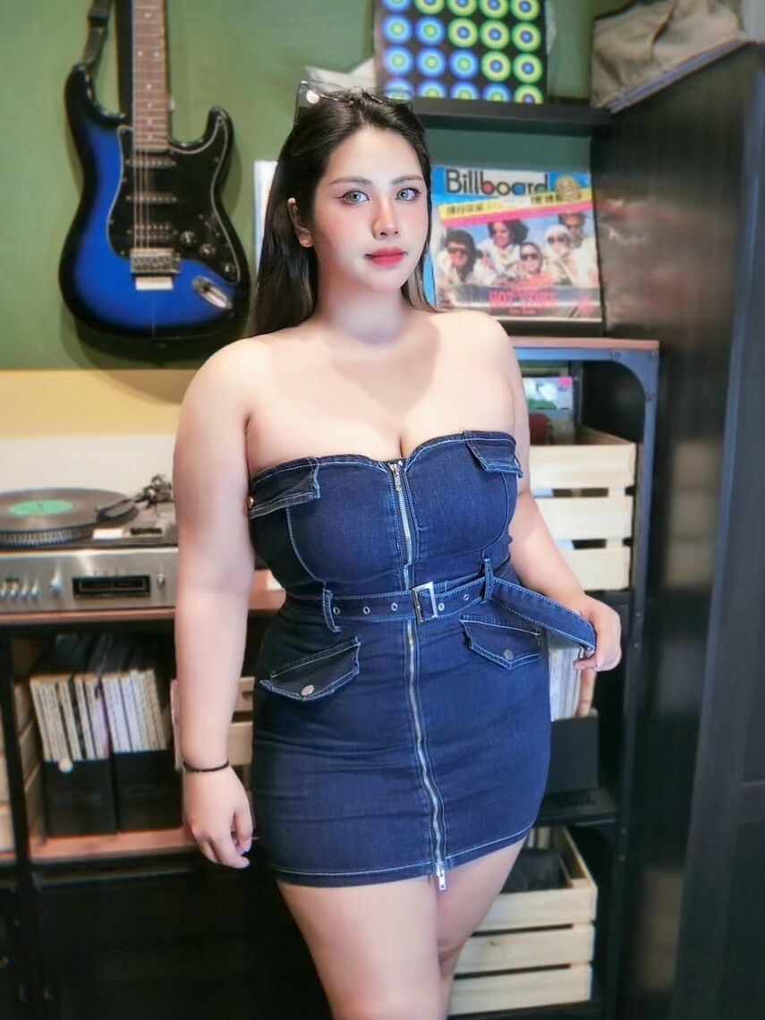 拉鍊超性感高磅全牛仔洋裝🍭自訂款