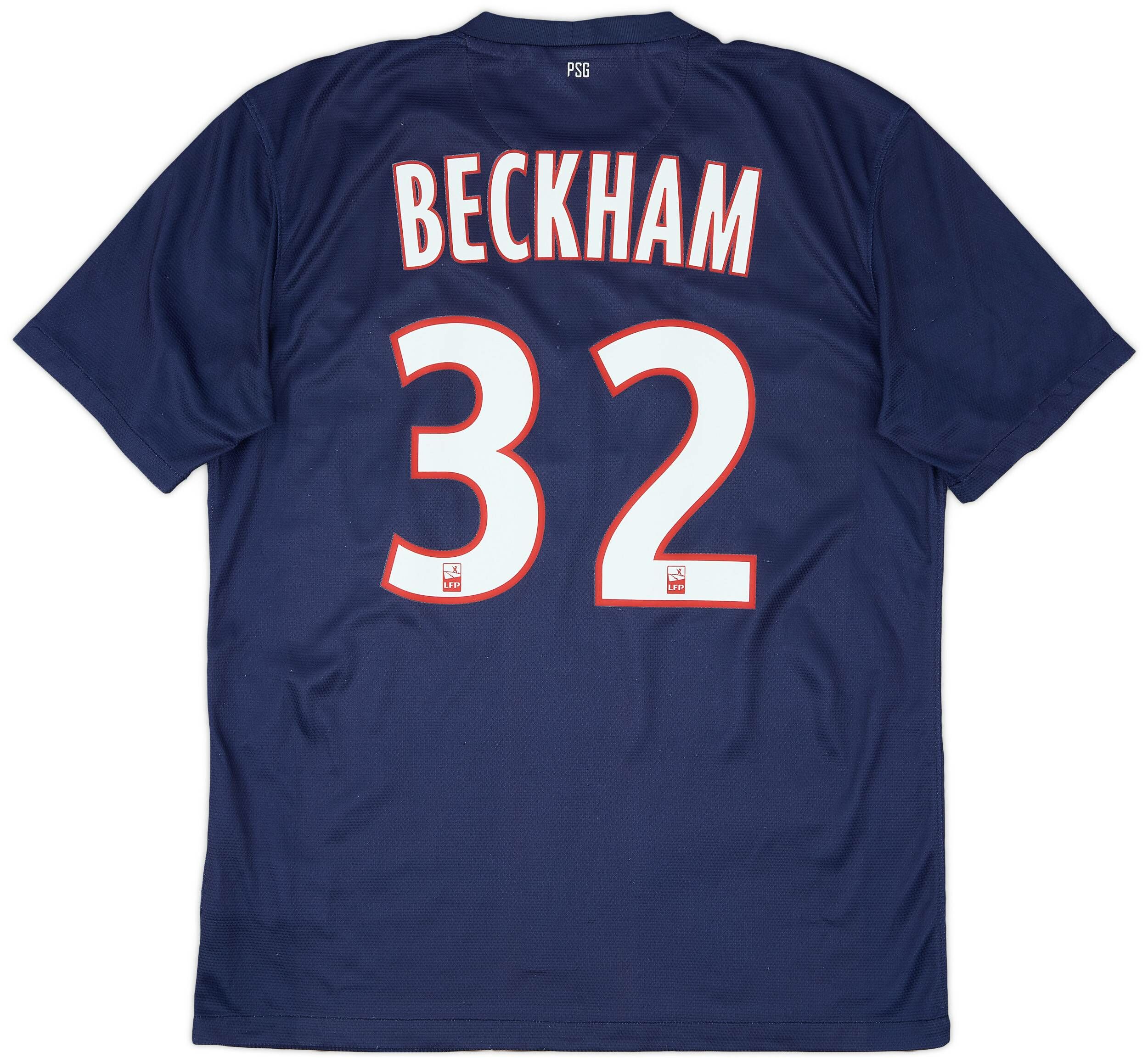 2012 Paris Saint Germain Home Shirt with #32 Beckham
