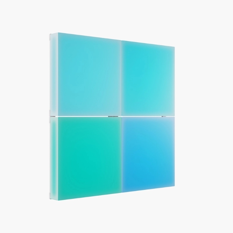 Nanoleaf Blocks | Small Squares | Add-On Kit | White | 4 Pack | Global