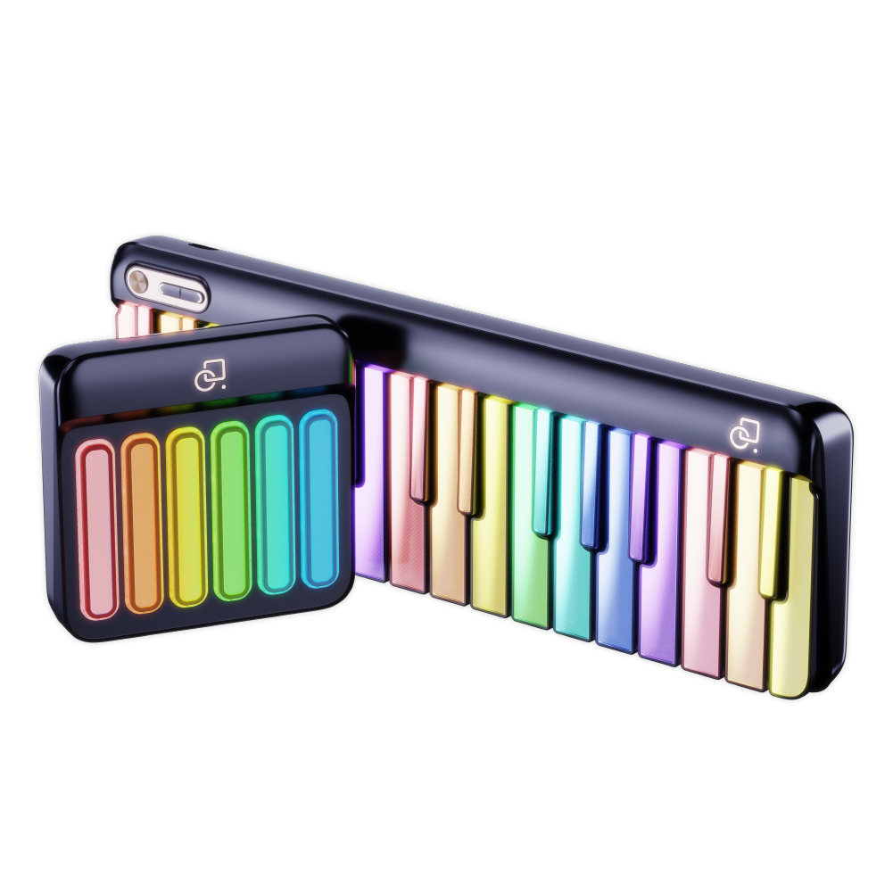 PopuMusic PopuMusic / PopuPiano 藍芽七彩智慧鋼琴(台灣代理公司貨) 第 2 張圖片｜三峽鍵盤 / 鋼琴