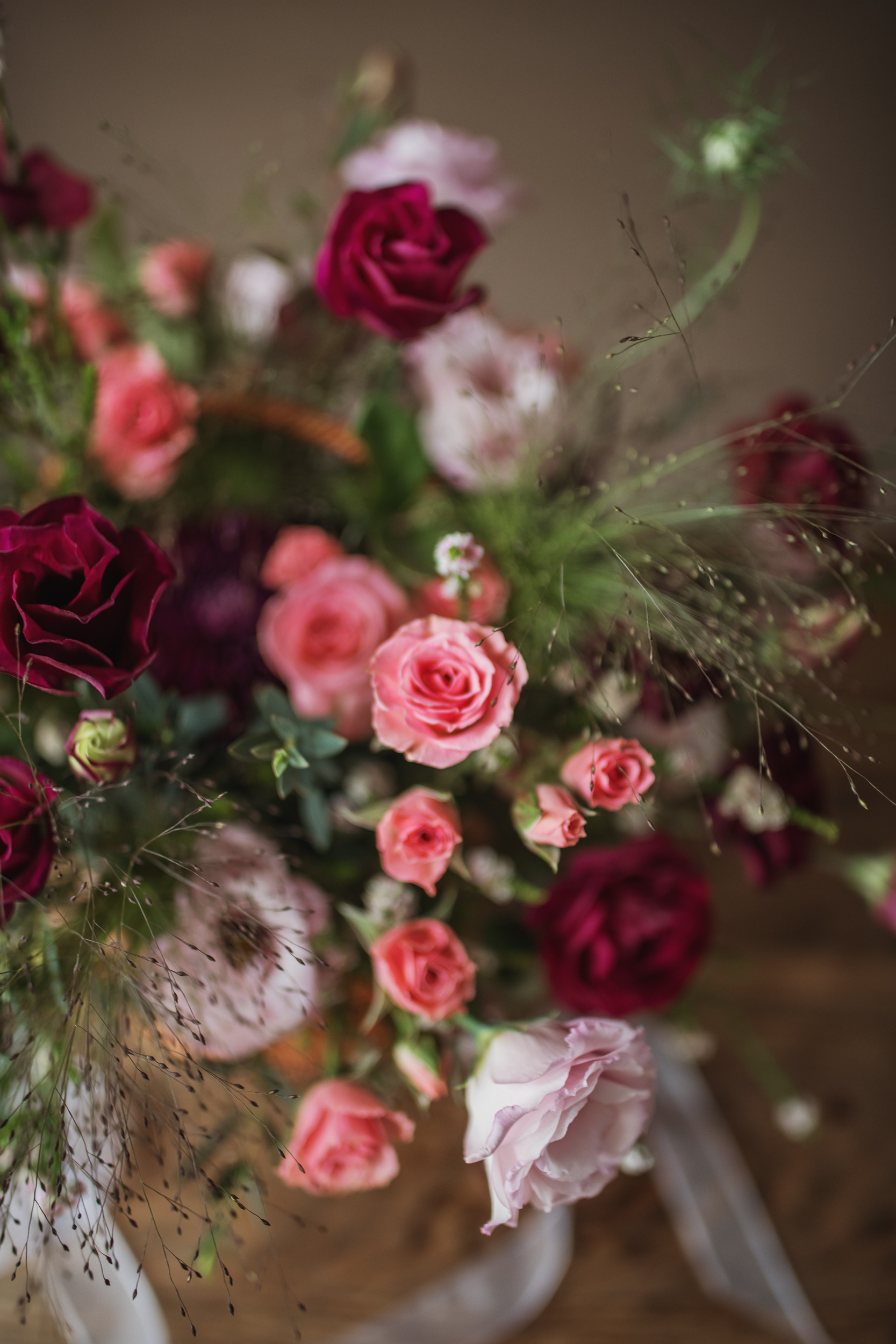 紫夢玫瑰 | 花籃