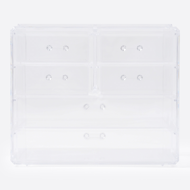SP 透明小物收納盒/六格抽屜 23.5x14.5x19.8cm