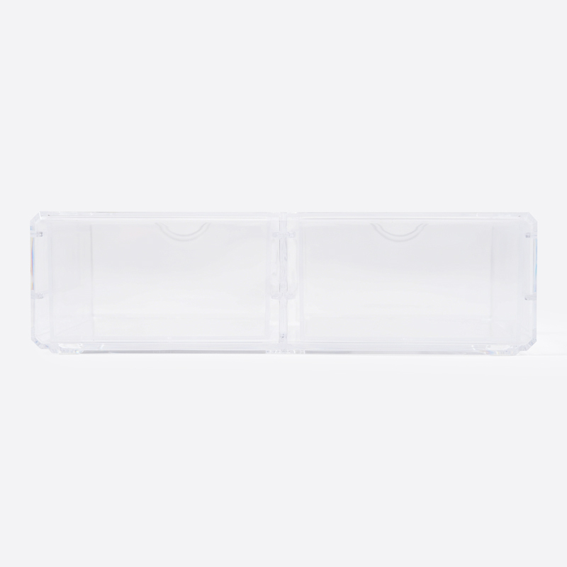 SP 兩層抽屜小物收納盒/透明 32x20x9cm