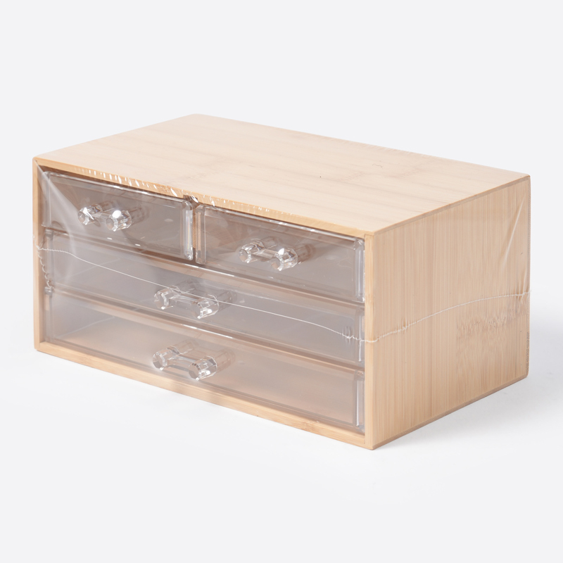 SP 竹製抽屜式小物收納盒/24x11x15cm