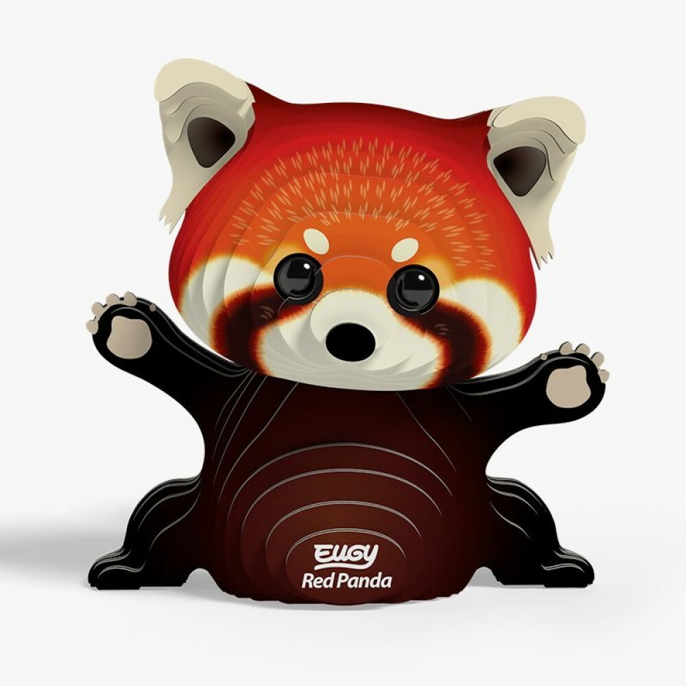 EUGY 3D Cardboard Kit Set Model - 126 Red Panda