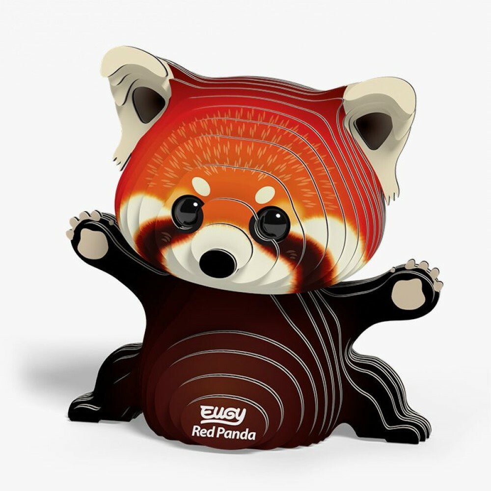 EUGY 3D Cardboard Kit Set Model - 126 Red Panda