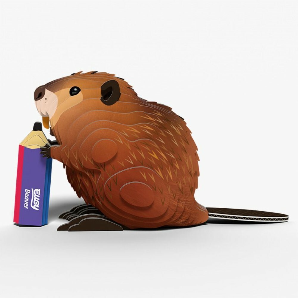 EUGY 3D Cardboard Kit Set Model - 127 Beaver