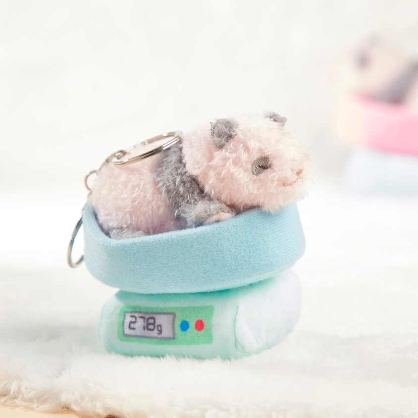 New Born Little Brother "De De" on Weight Plush Keychain