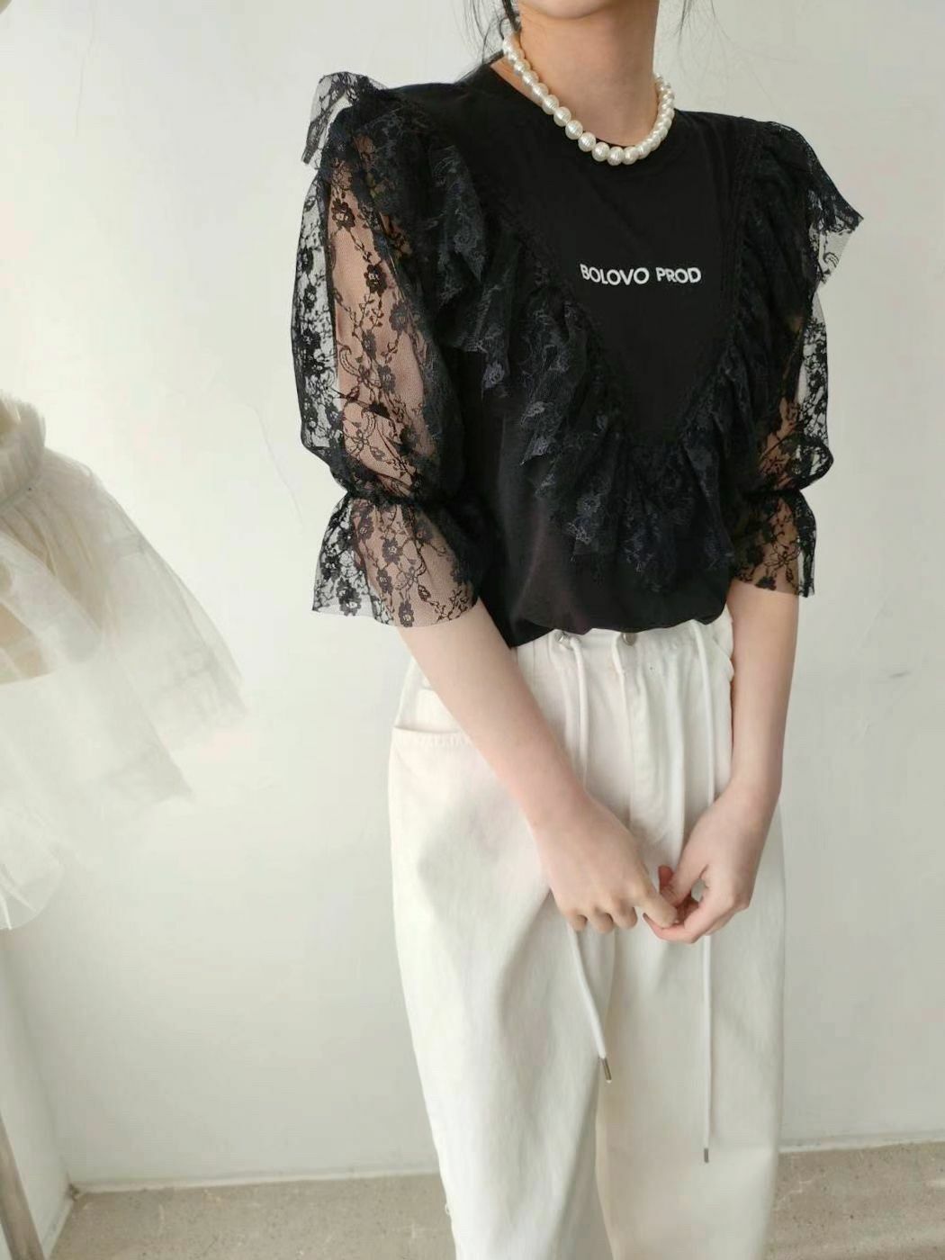 TOP#14585🤎夢幻法式Tee