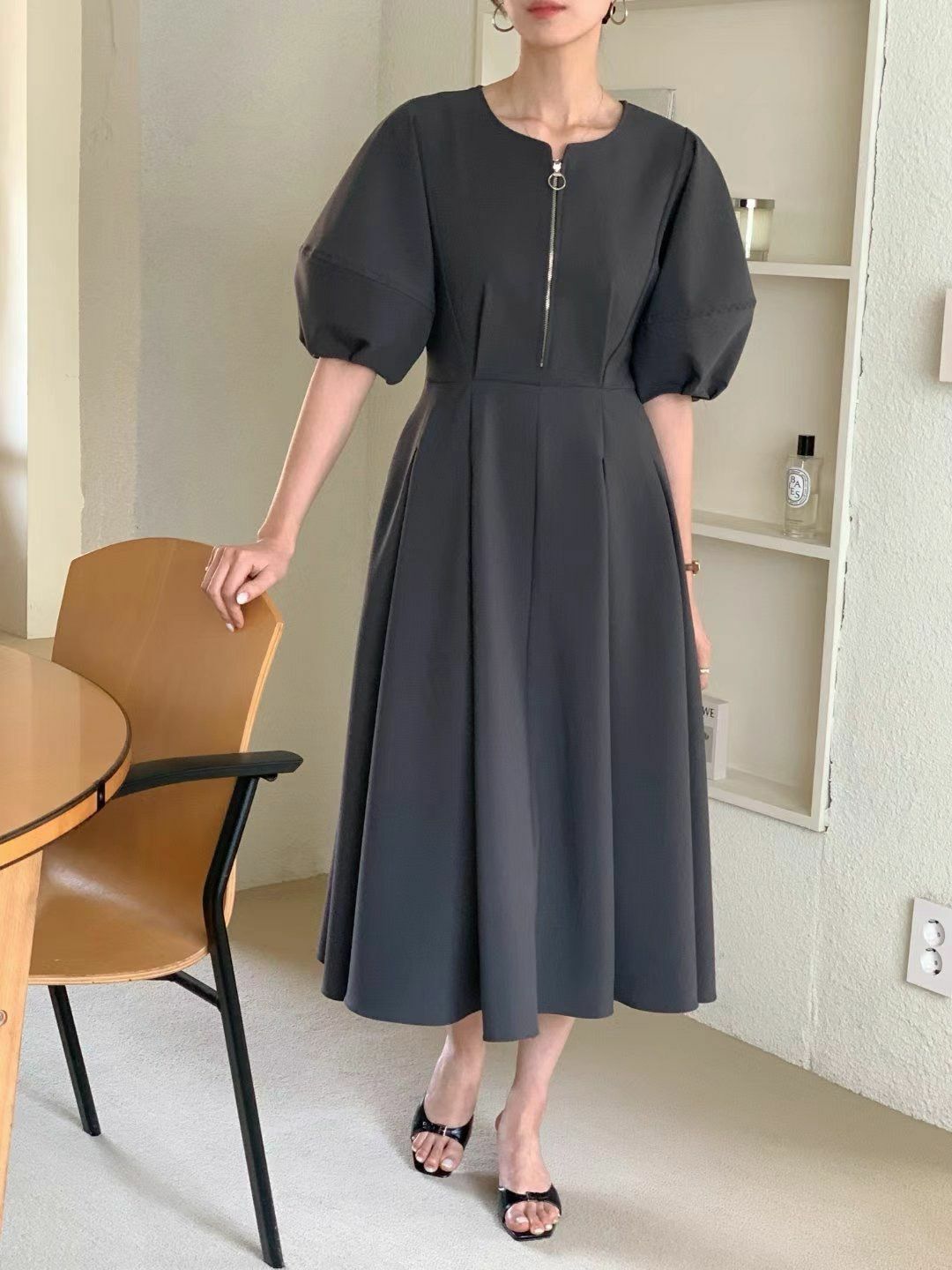 OP#14588🤎輪廓連身裙