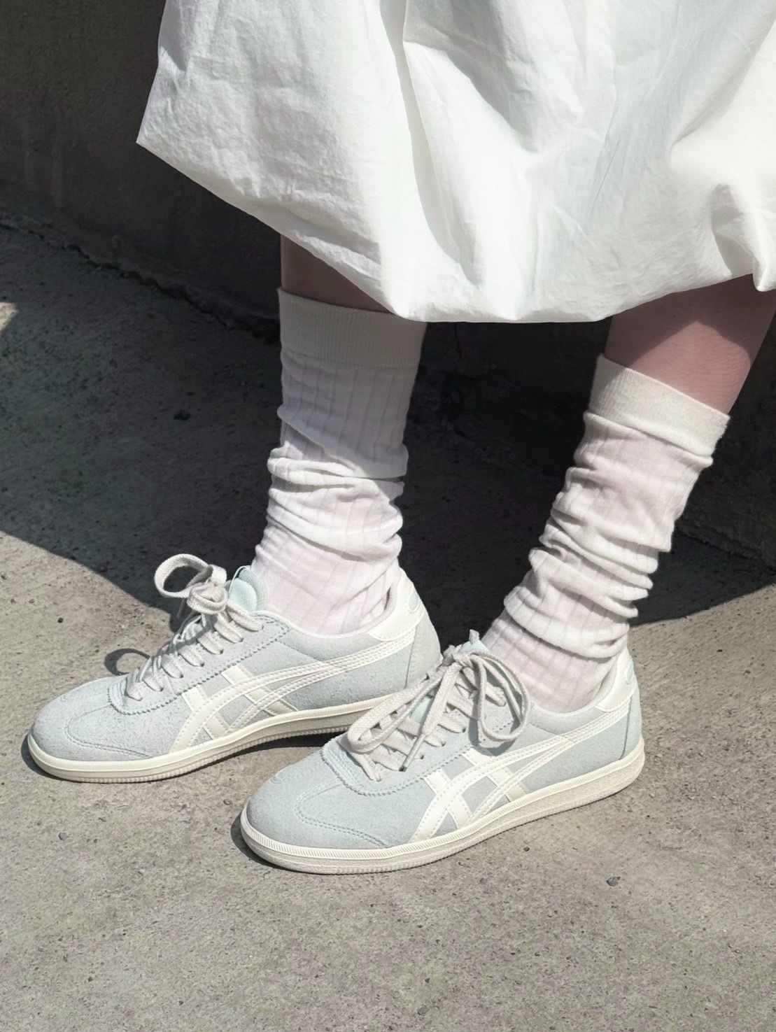 Onitsuka Tiger Tokuten 鬼塚虎 海鹽冰淇淋 淺灰色 藍灰色 麂皮 復古 德訓鞋 1183C254-302/預購