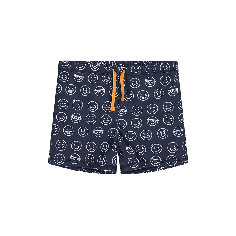 Hust & Claire 泳褲-深藍俏皮笑臉