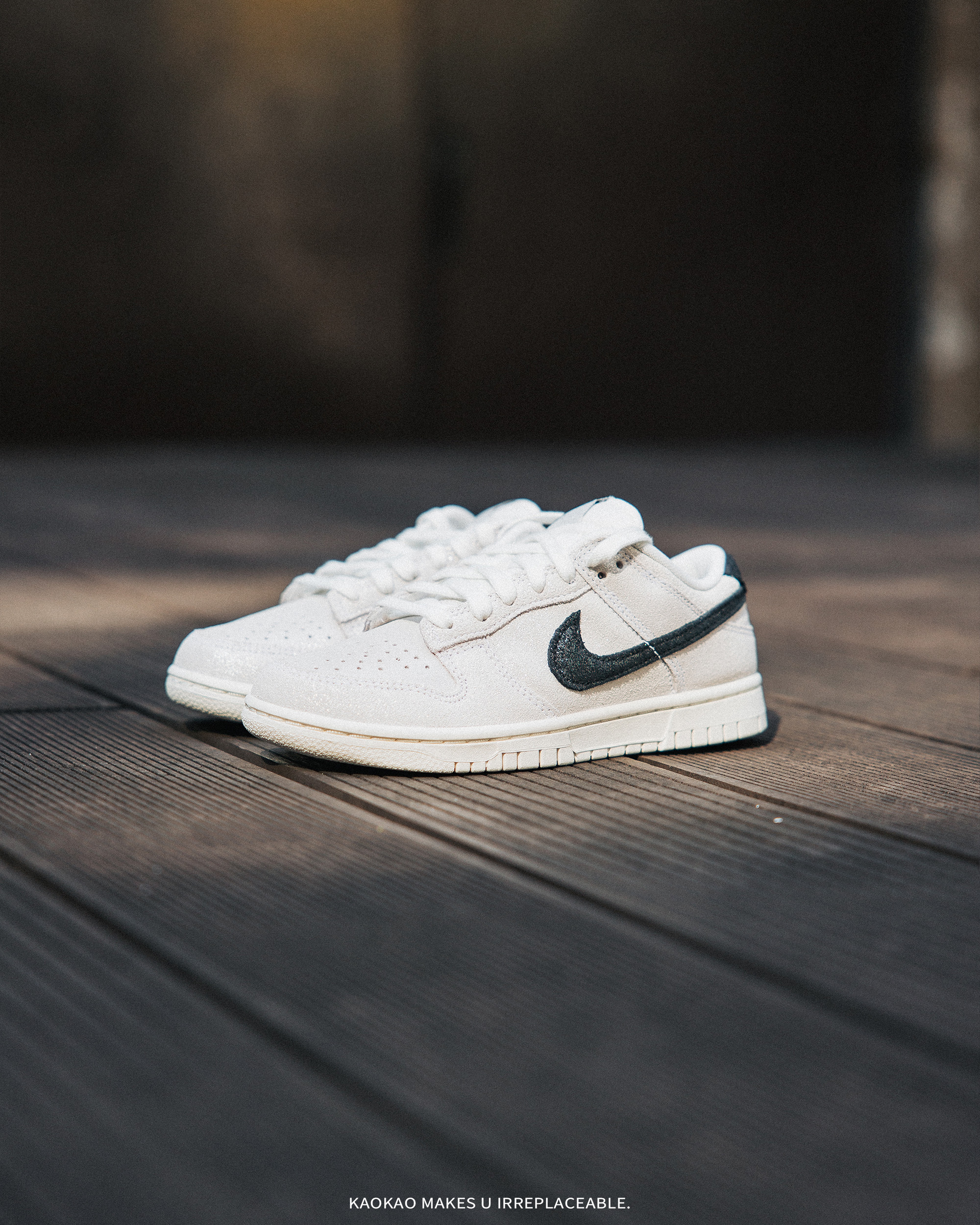 出清-NIKE Dunk Low Sail Black 麂皮灰黑【HQ3502-100】