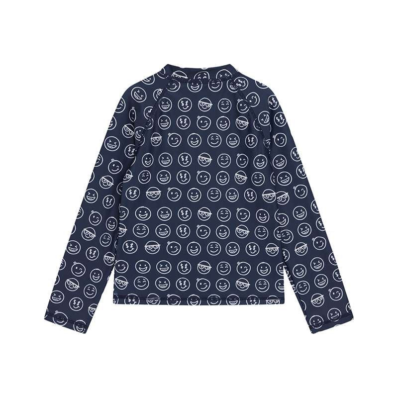 Hust & Claire 防曬泳衣-深藍俏皮笑臉