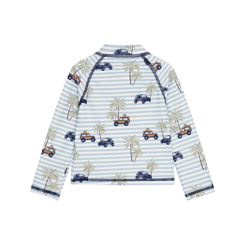 Hust & Claire 防曬泳衣-條紋吉普車