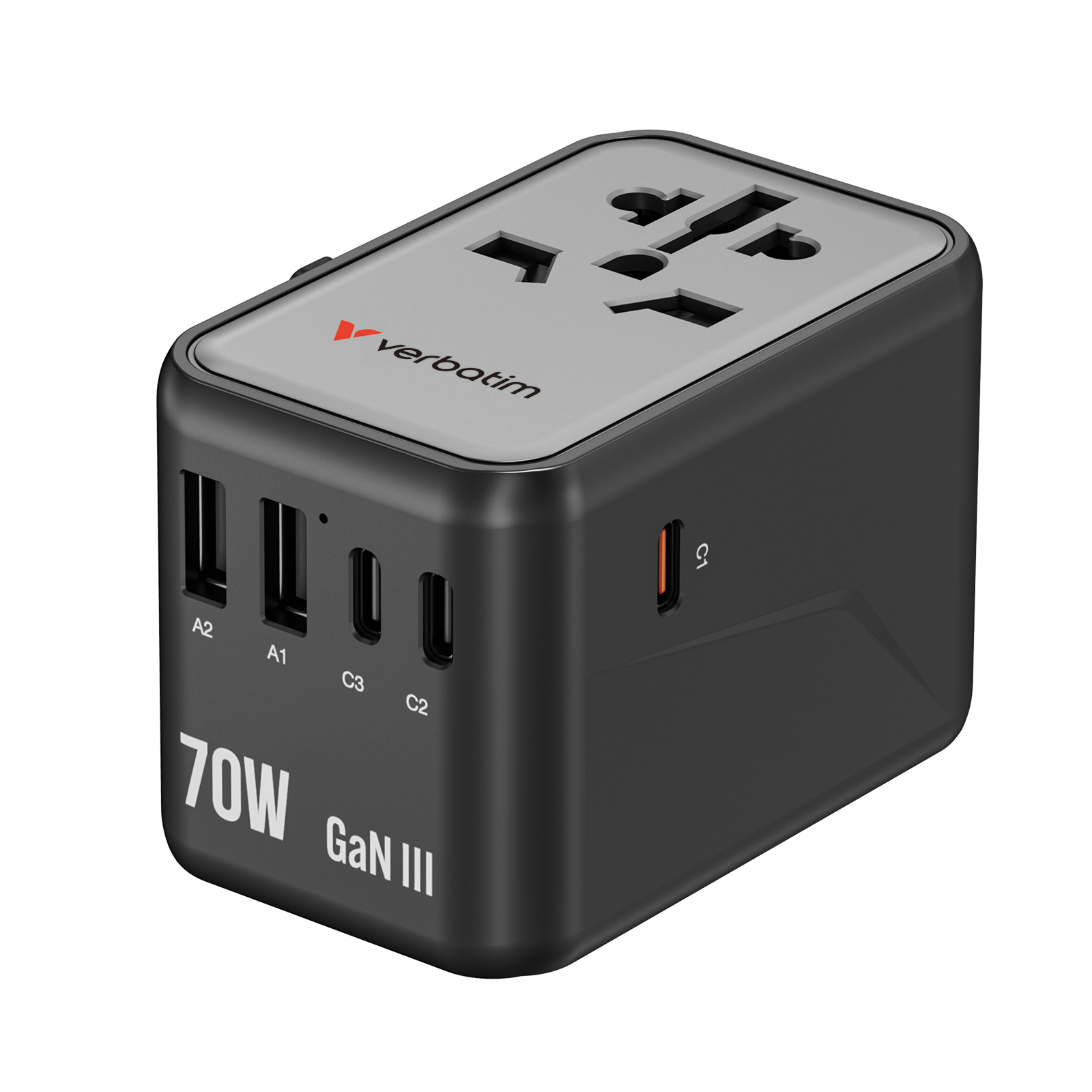 GaN III 70W 通用旅行轉插 (UTA-09)