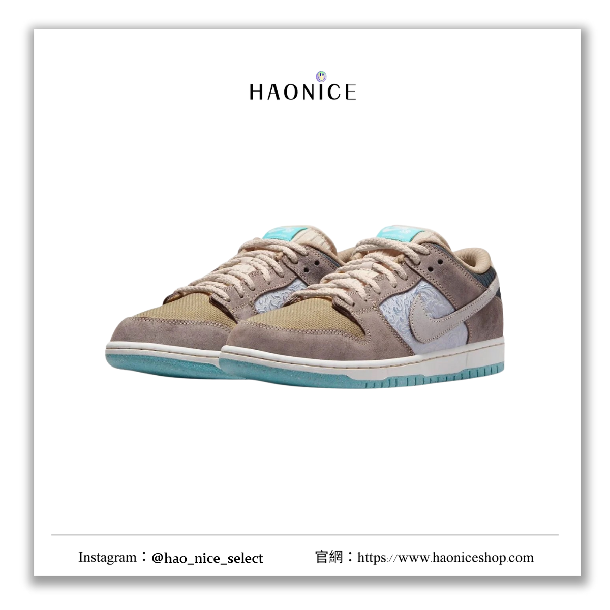 【HAO NICE】古典美學🖼️NIKE SB Dunk‌ Low Pro Big Money Savings🔥古典壁畫皮革logo板鞋 休閒鞋 FZ3129-200