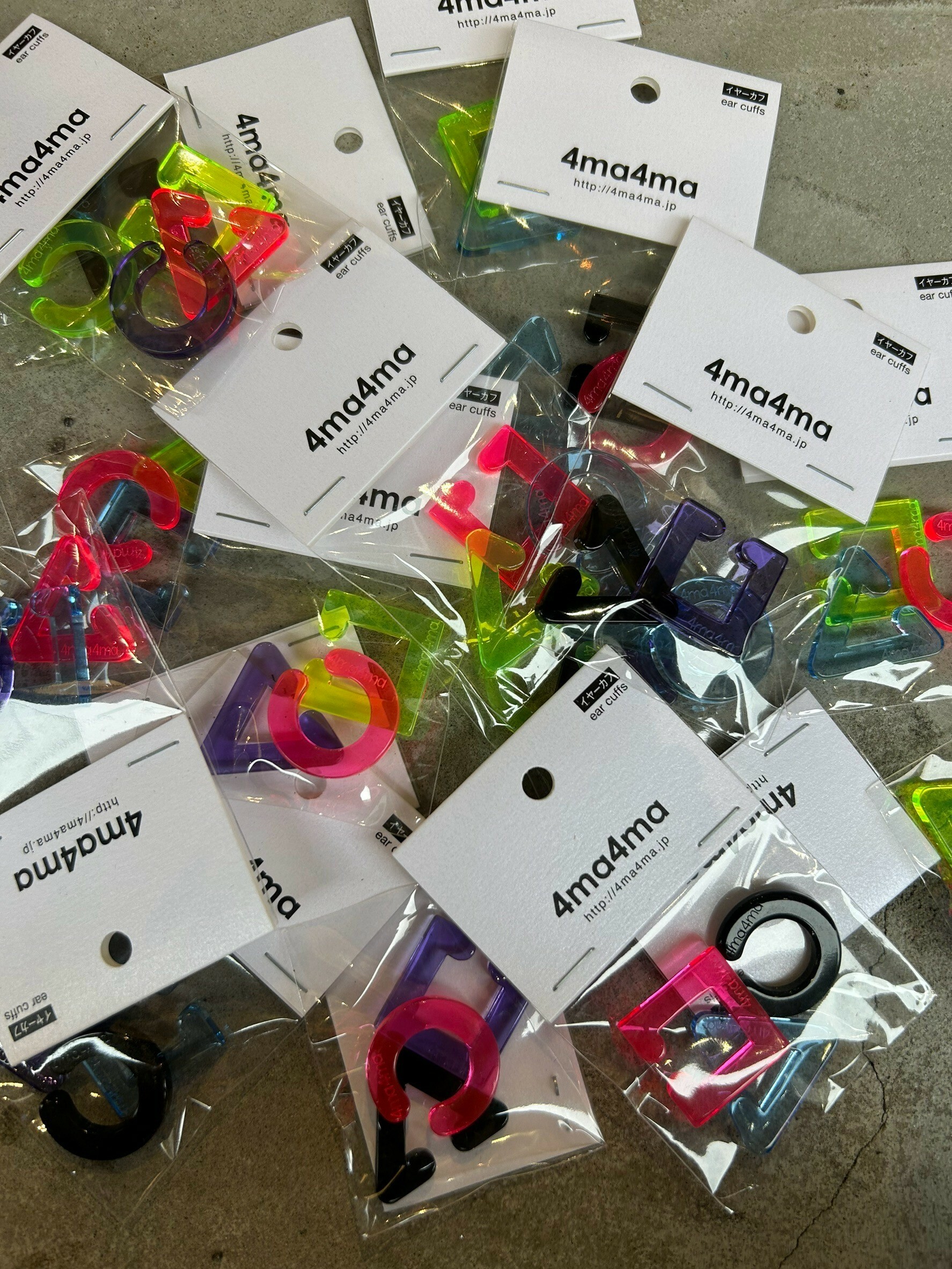 [4ma4ma] 幾何圖樣耳骨夾 | NO.4