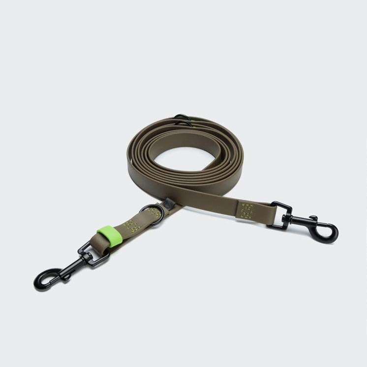 CLOUD7 - 牽繩 BioThane Ipanema - 橄欖綠