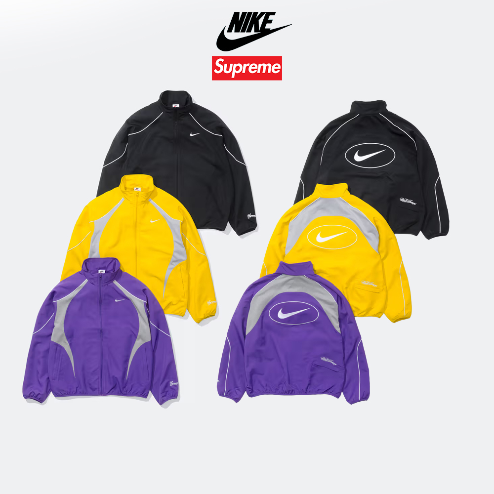 Supreme®/Nike® Track Jacket 25ss 風衣 刺繡LOGO 立領 教練外套