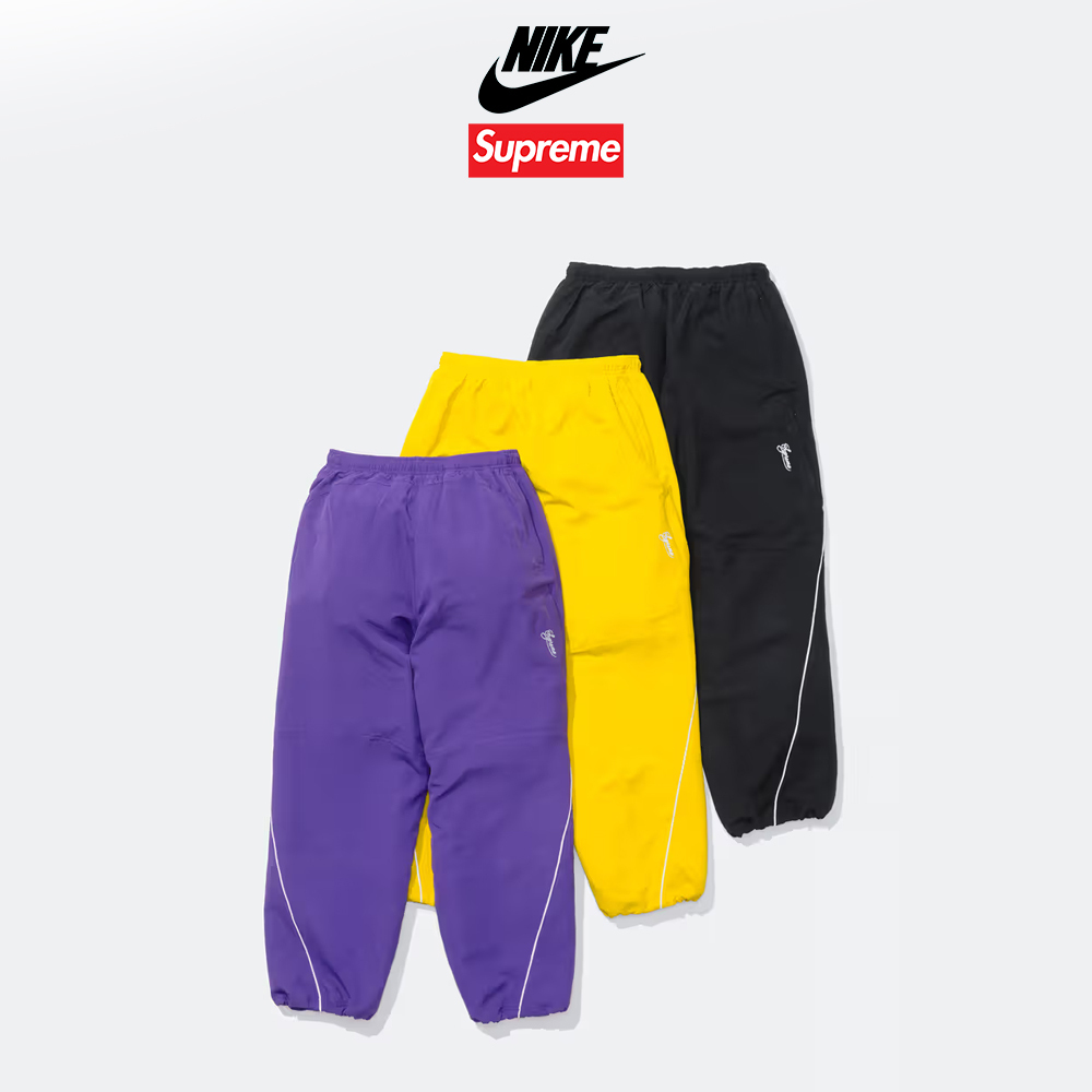 Supreme®/Nike® Track Pant 25ss 刺繡LOGO 鬆緊 寬鬆 縮口 運動長褲 褲子
