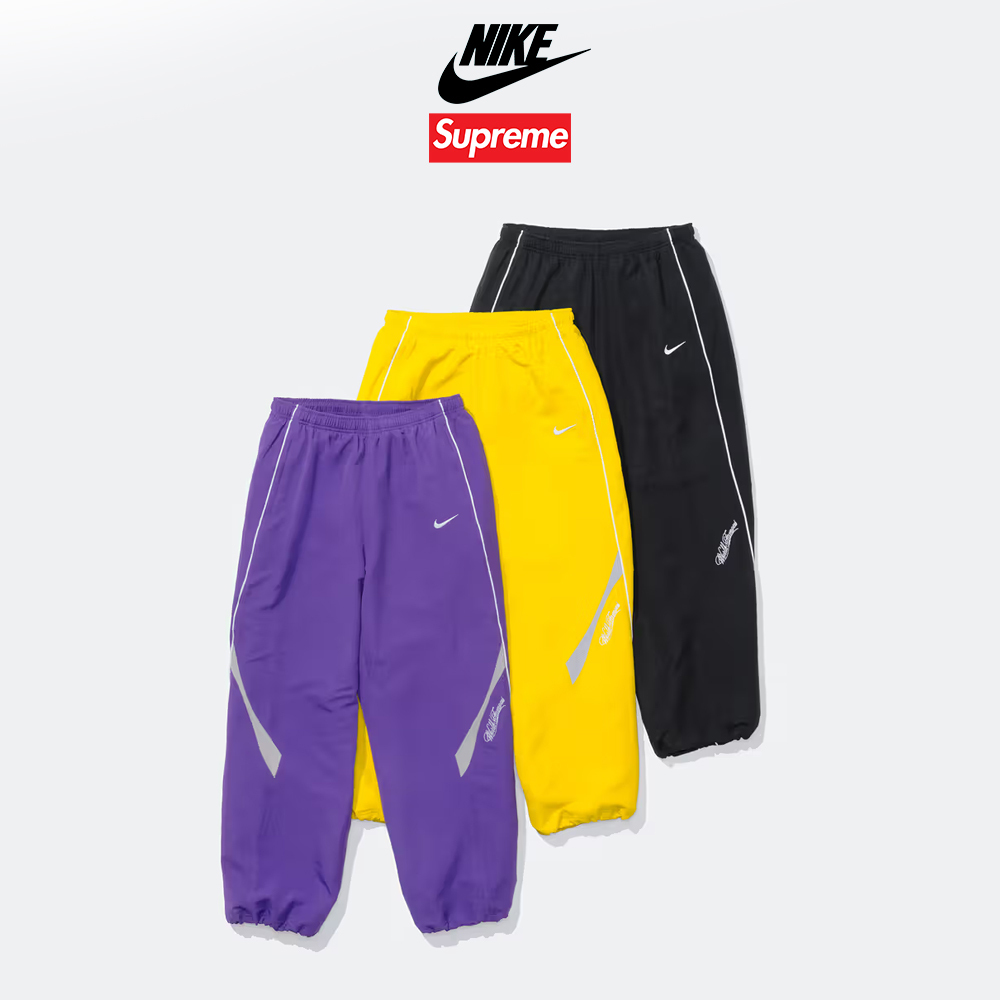Supreme®/Nike® Track Pant 25ss 刺繡LOGO 鬆緊 寬鬆 縮口 運動長褲 褲子