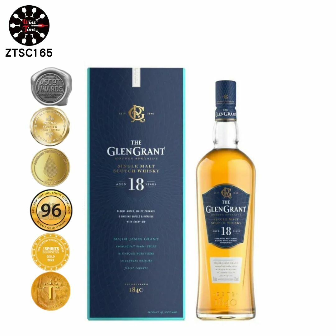 The Glen Grant 18 Years Old Single Malt︳Scotch Whisky︳連續三年榮獲最佳單一麥芽蘇格蘭威士忌多項榮譽