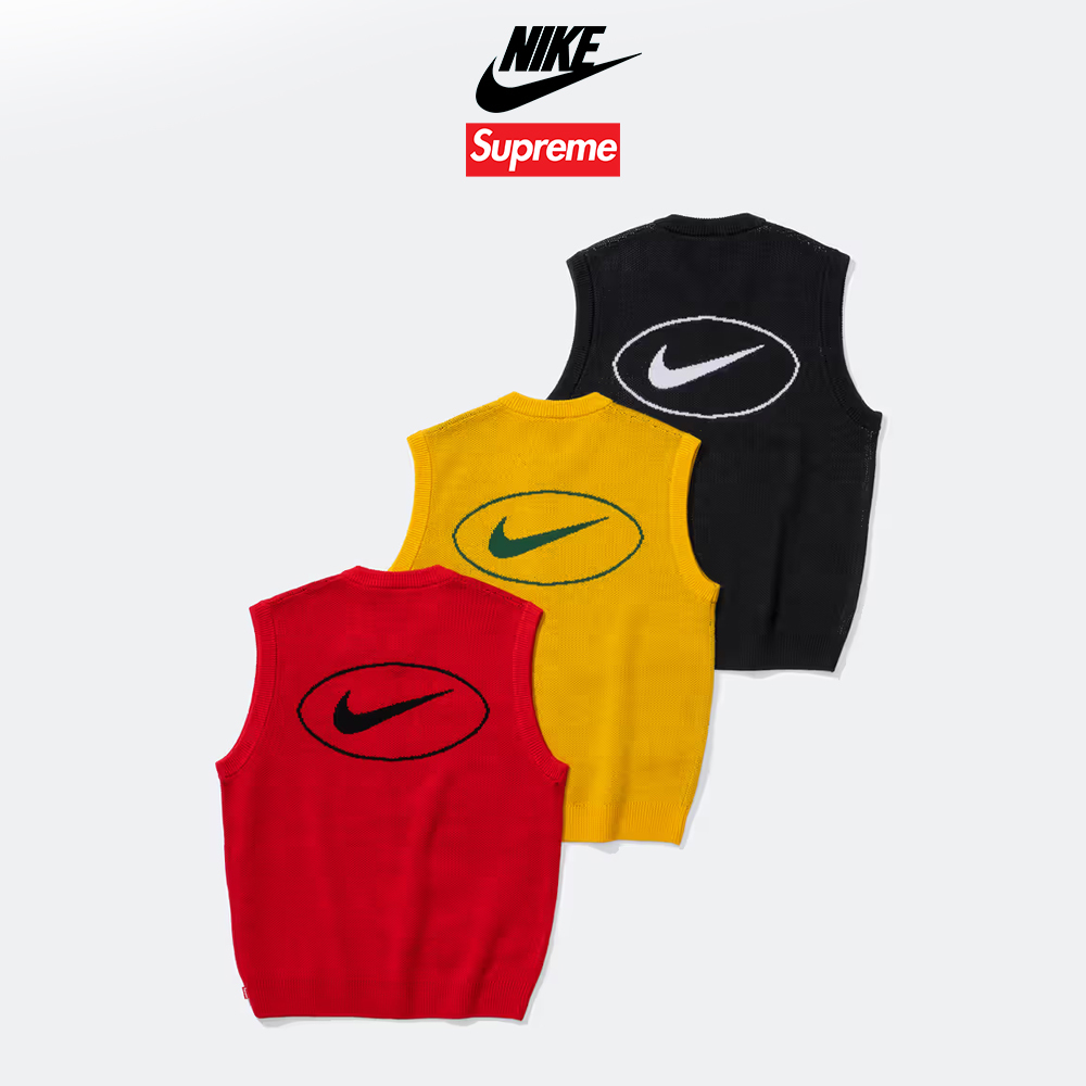 Supreme®/Nike® Sweater Vest 25ss  針織 圓領 針織背心
