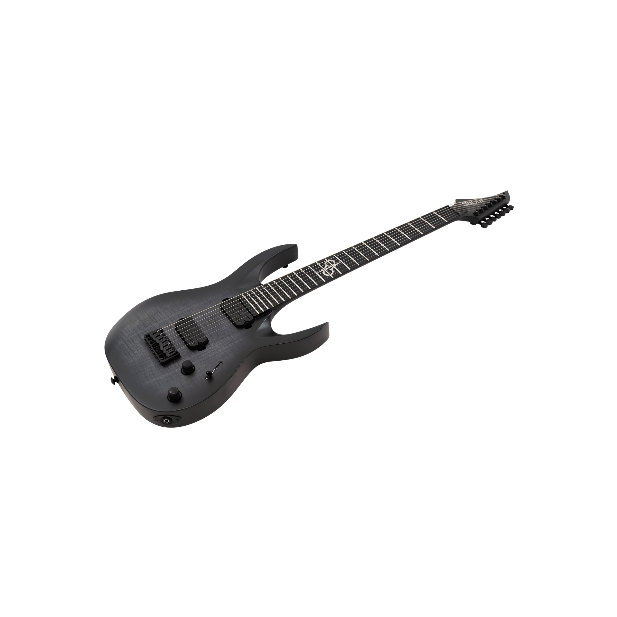 Solar Guitars A2.7FBB+ Flame Black Burst Matte 電吉他