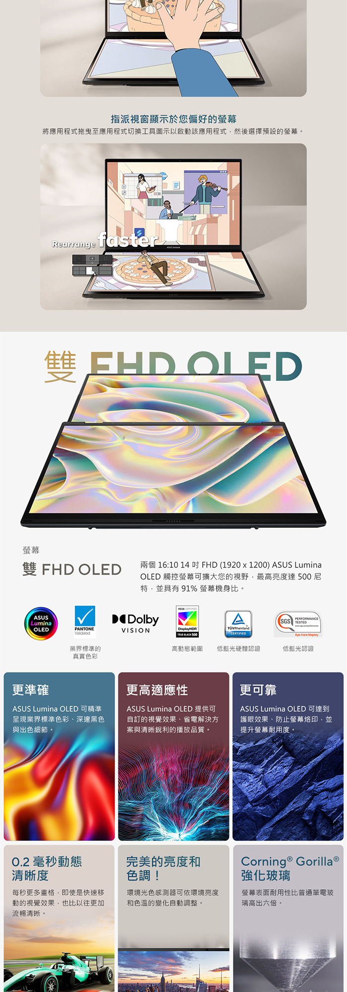 UX8406CA-0022I285H雙FHD OLED
