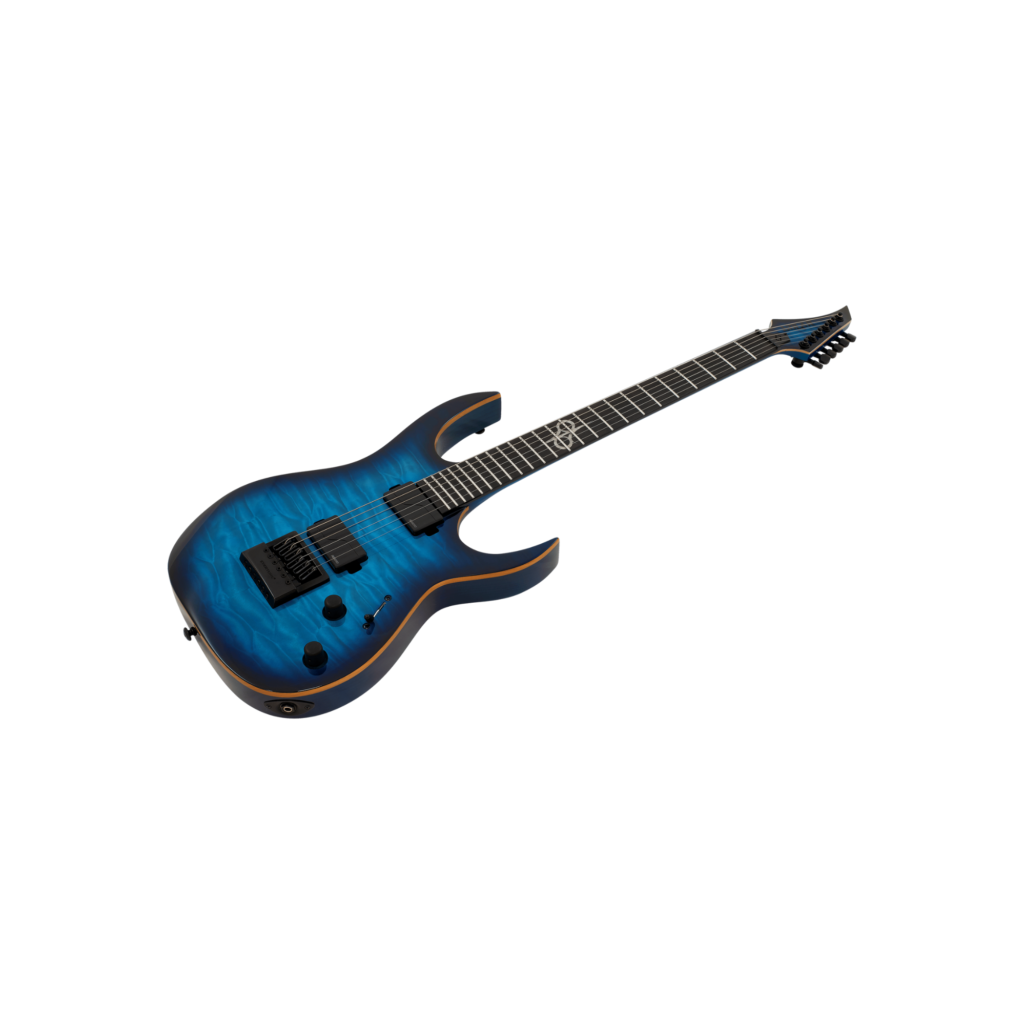 Solar Guitars S1.6AQOB Quilted Ocean Blue Burst 電吉他