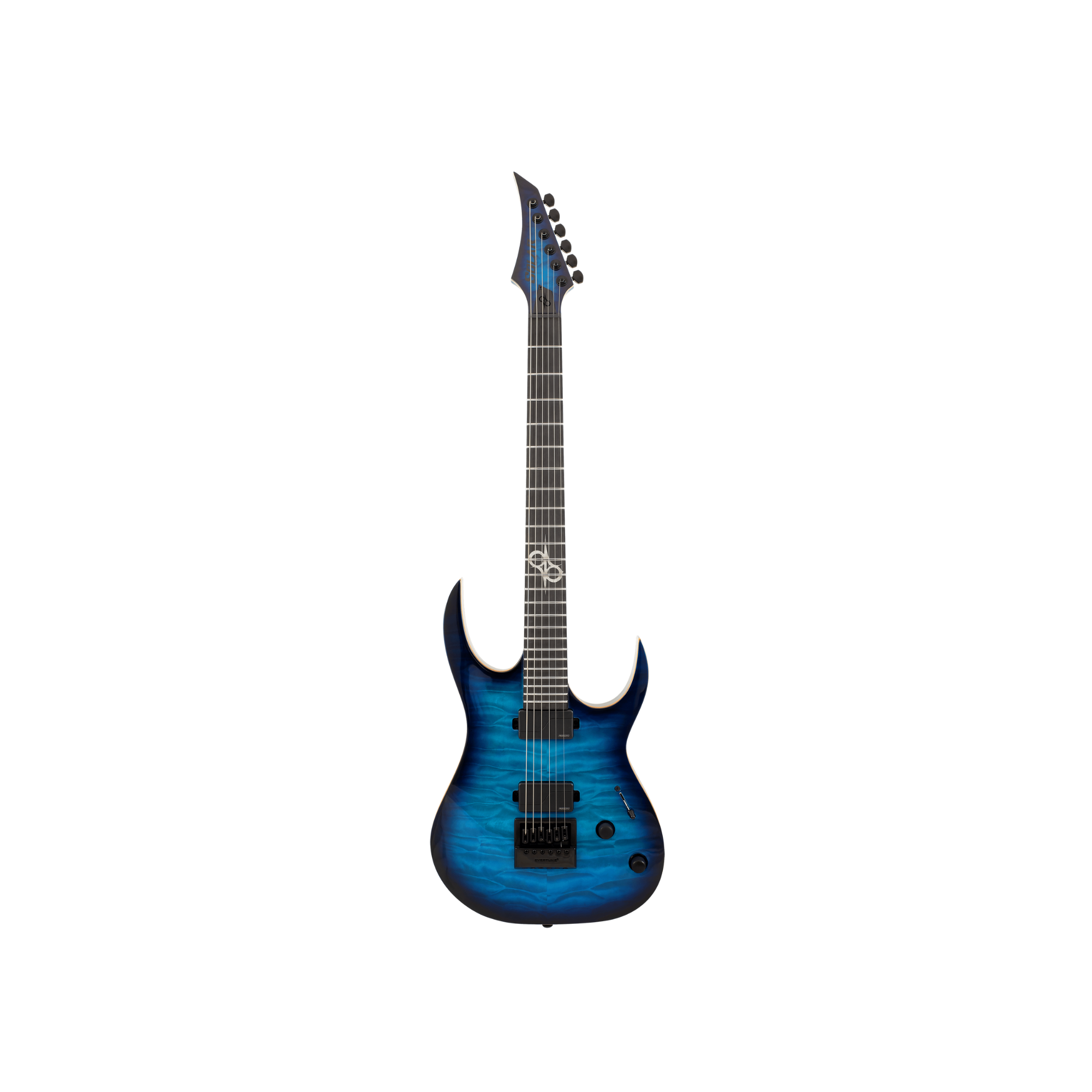 Solar Guitars S1.6AQOB Quilted Ocean Blue Burst 電吉他