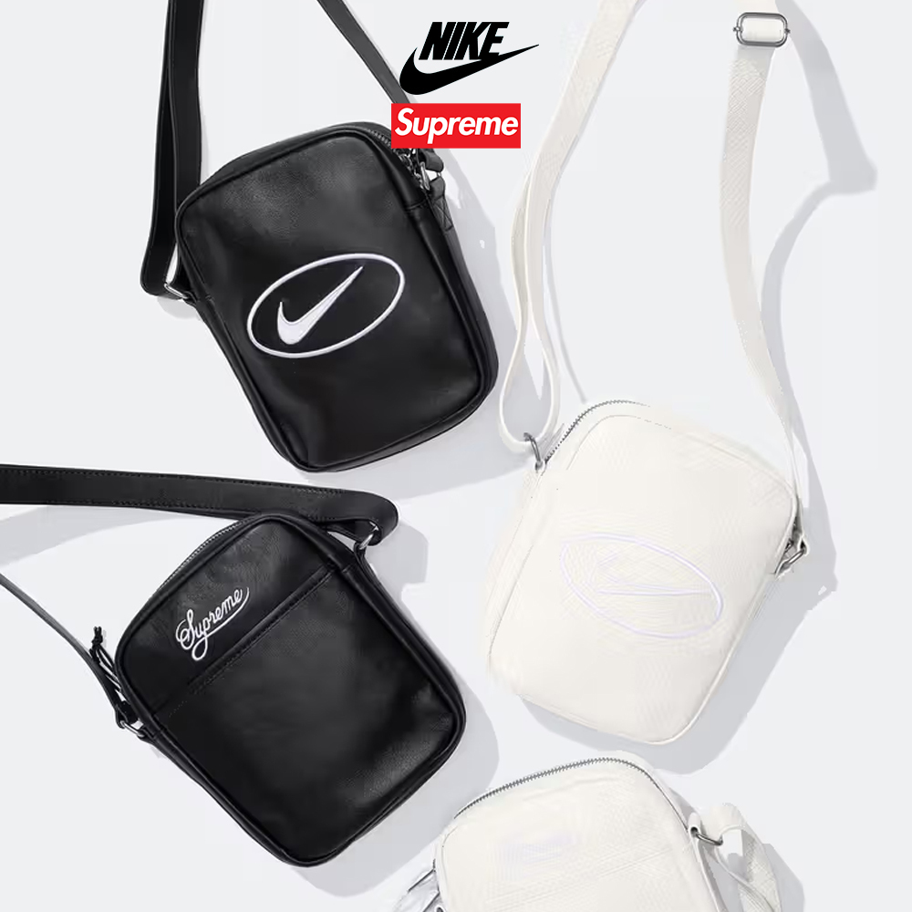 Supreme®/Nike® Leather Shoulder Bag 25ss 刺繡logo 大勾皮革側