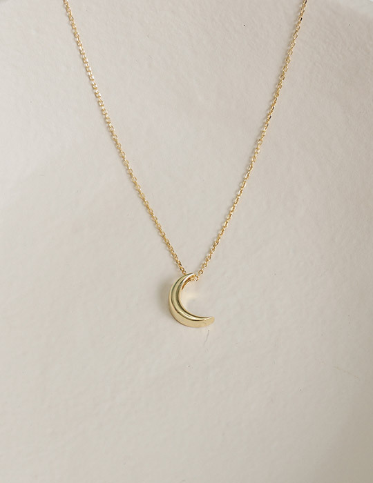 【925純銀】簡約優雅小月亮項鍊