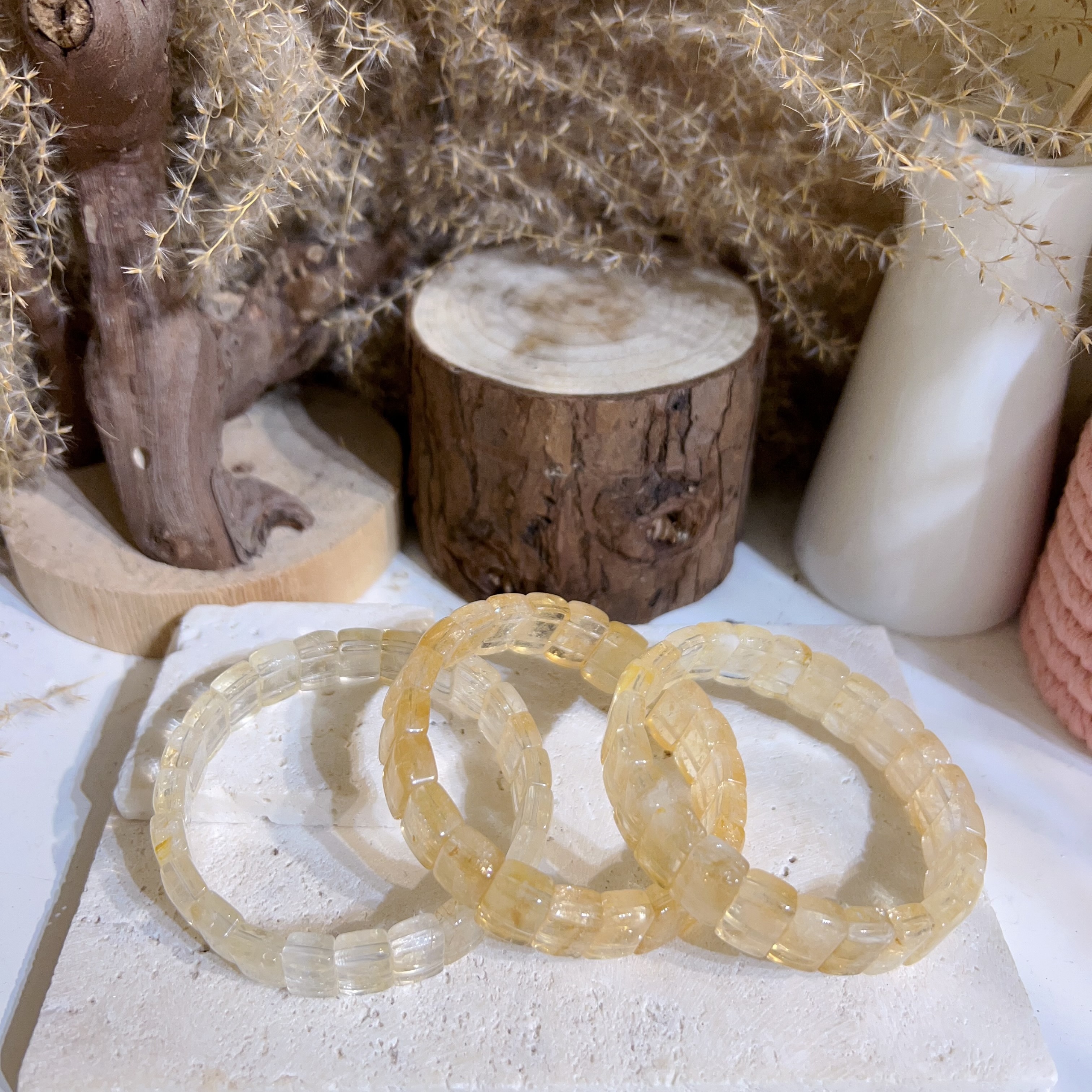 黃水晶手排 10+mm