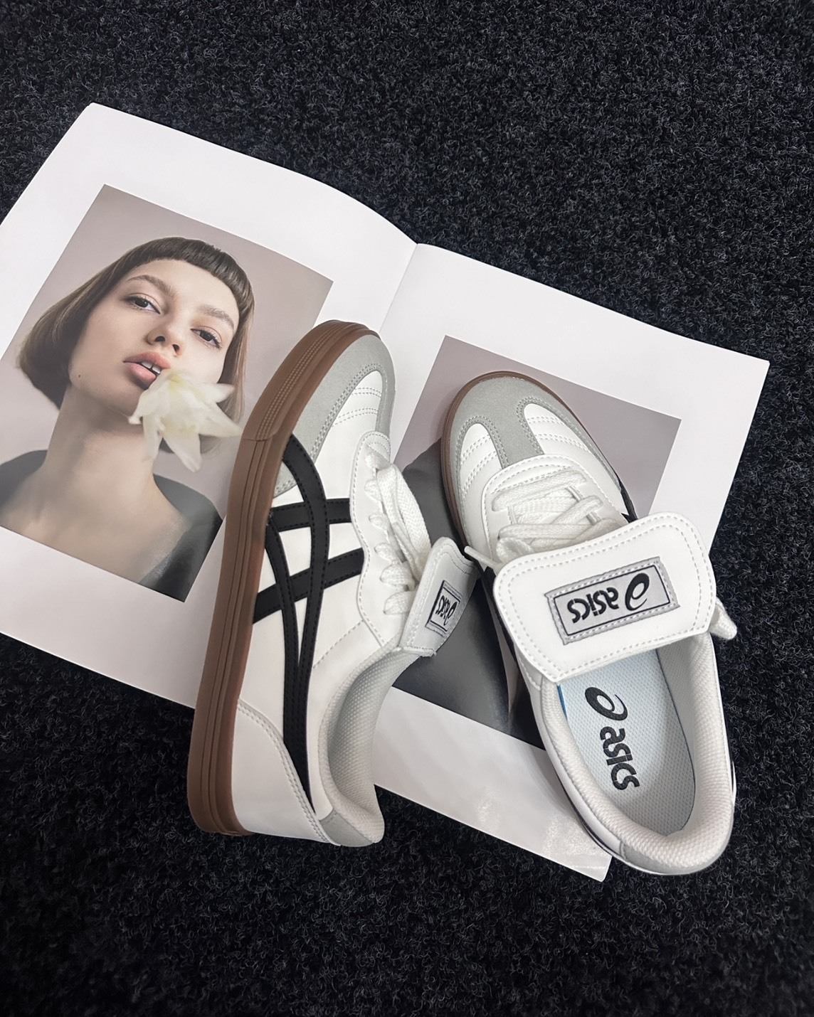 "代購" ASICS AARON 2.0 翻蓋鞋舌 白色 1203A720-100