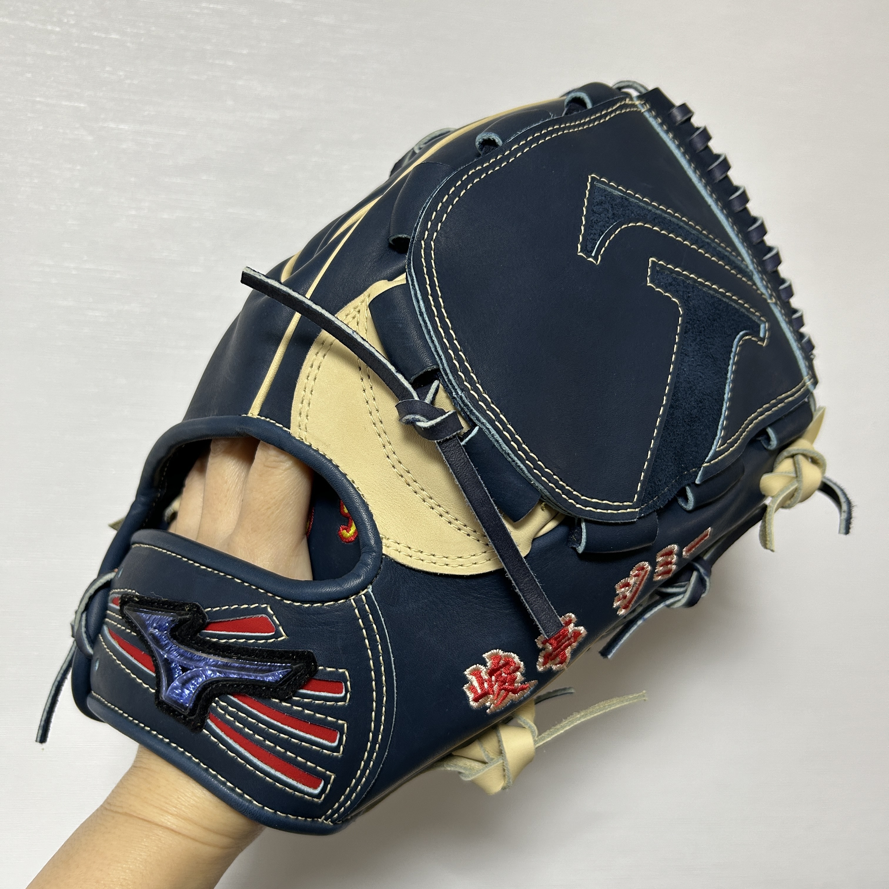 【照片分享】MIZUNO mizuno pro 硬式投手 1AJGH72053 +5mm 田中将大(楽天イーグルス)モデル